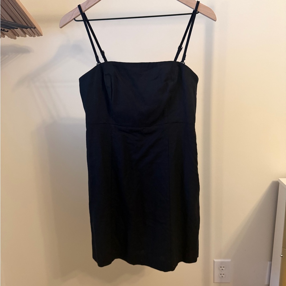 GAP Little Black Spaghetti-Strap Mini Dress